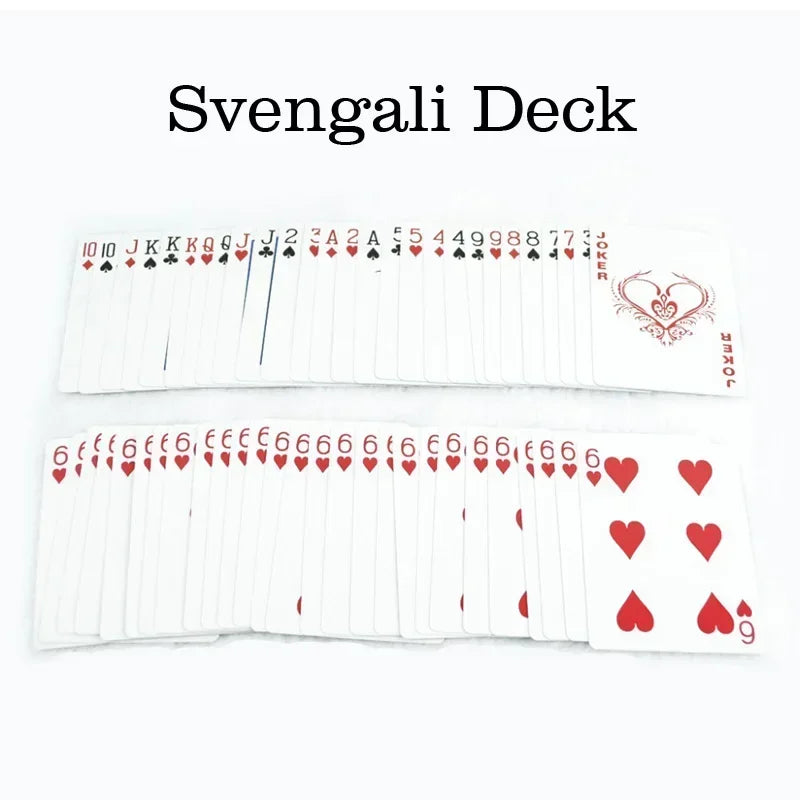 EZ Svengali Deck Magic Gimmick Card Magic Trick for Magician Close Up Street Magic Prop Magia Toys Magie Accessories Gimmicks Funny