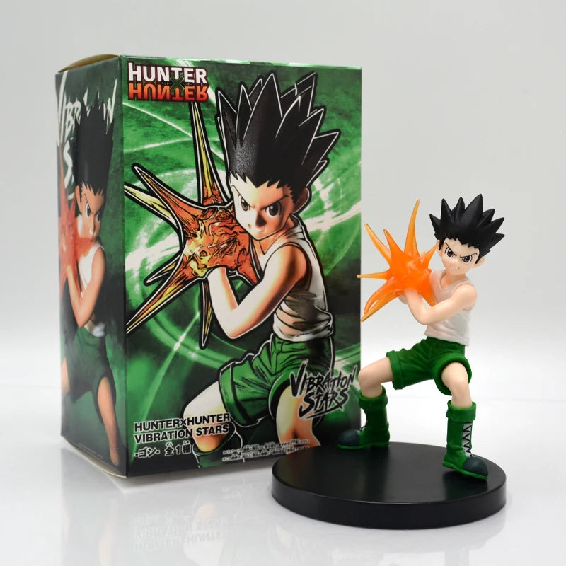 EZ 13cm Hunter x Hunter Gon Freecss Anime Figure Alluka Zoldyck Action Figure Chrollo Lucilfer/Kurapika Figurine Model Toys Gift