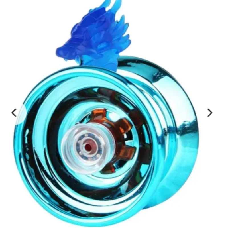 EZ New Magic Yoyo Professional Aluminum Alloy Boys' Toy High Speed Bearing Special Prop Metal Boys and Girls Yoyo Gift