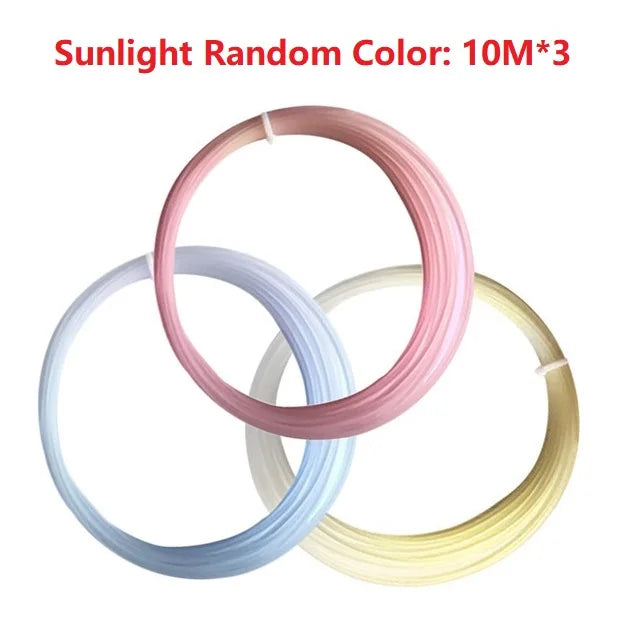 EZ UV Sunlight Color Change Filament PLA 1.75mm 3D Printer PLA Filament 250g 1kg Plastic Material PLA UV Reaction Blue Purple Pink