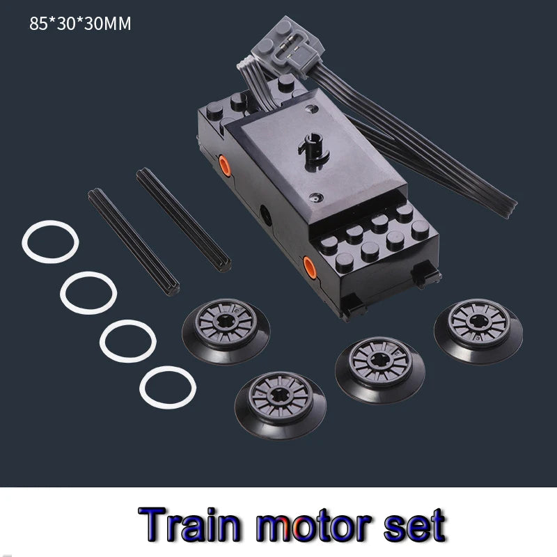 EZ Technical Electronic Building Block MOC Refit Accessories Micro-motor RC Power Functions Parts Creative DIY Car Bricks Kids Toys