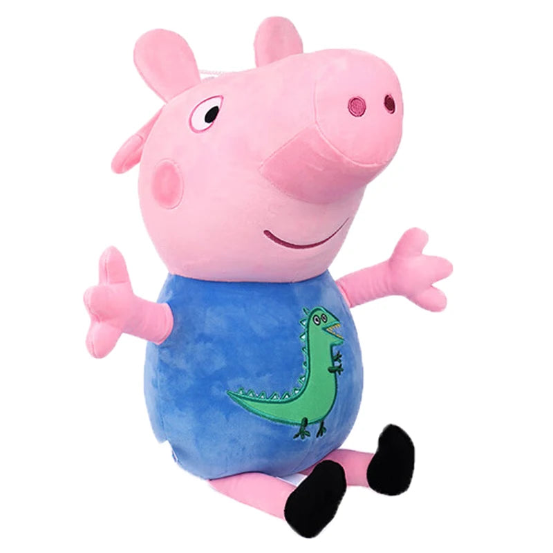 EZ 19cm 100% Genuine PEPPA PIG Stuffed Soft Doll Peppa George Zoe Suzy Rebecca Emily Danny Pedro bear Dinosaur Children Plush toy