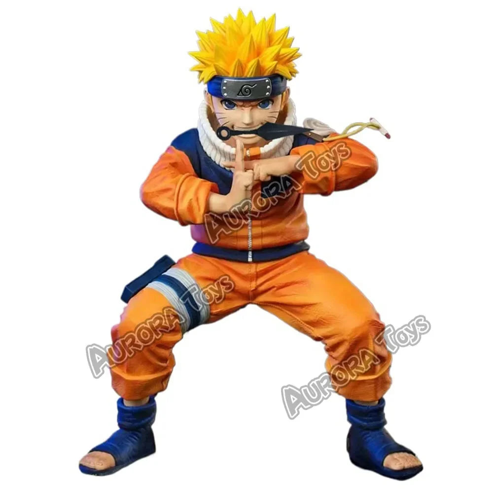 EZ 5.9in/15cm Anime Uzumaki Naruto Figure Kage Bunshin no Jutsu PVC PVC Action Figures Collection Model Toys Gifts