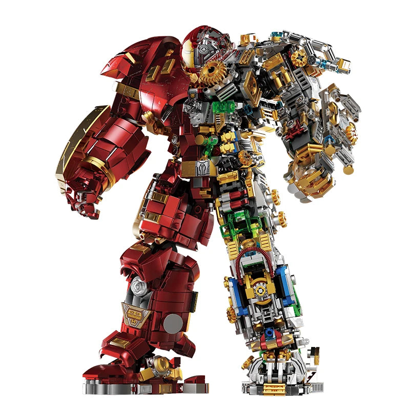 EZ 2700+pcs Iron Heroes Blocks Action Figures Mark Building Sets Buster Mech DIY Brick Collectible Toys for Boys Adult Kids Gifts