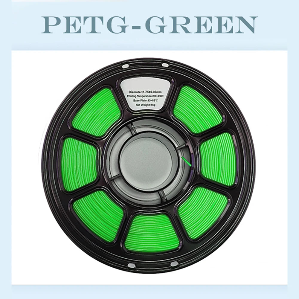 EZ Tideboom PETG Filament 3D Printing Materials 3D Printer Petg Filament 1KG Eco-Friendly Good Toughness Mix Color Petg 필라멘트