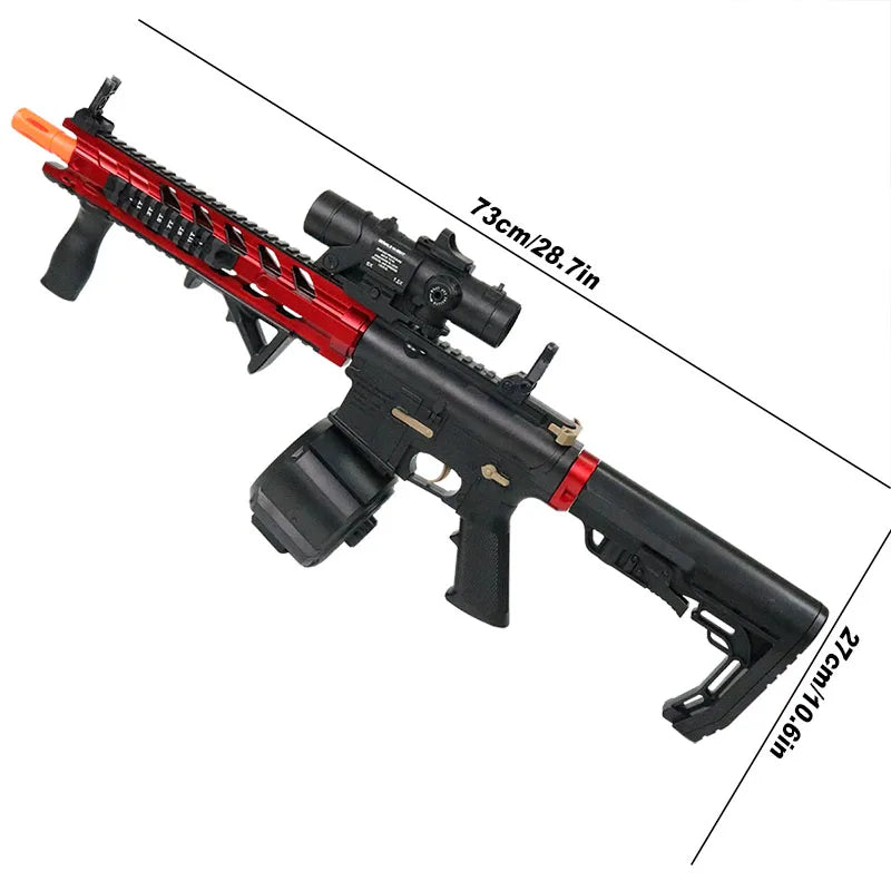 EZ M4 Electric Gel Ball Blaster Toys, Manual/Automatic Eco-Friendly Splatter Ball Blaster