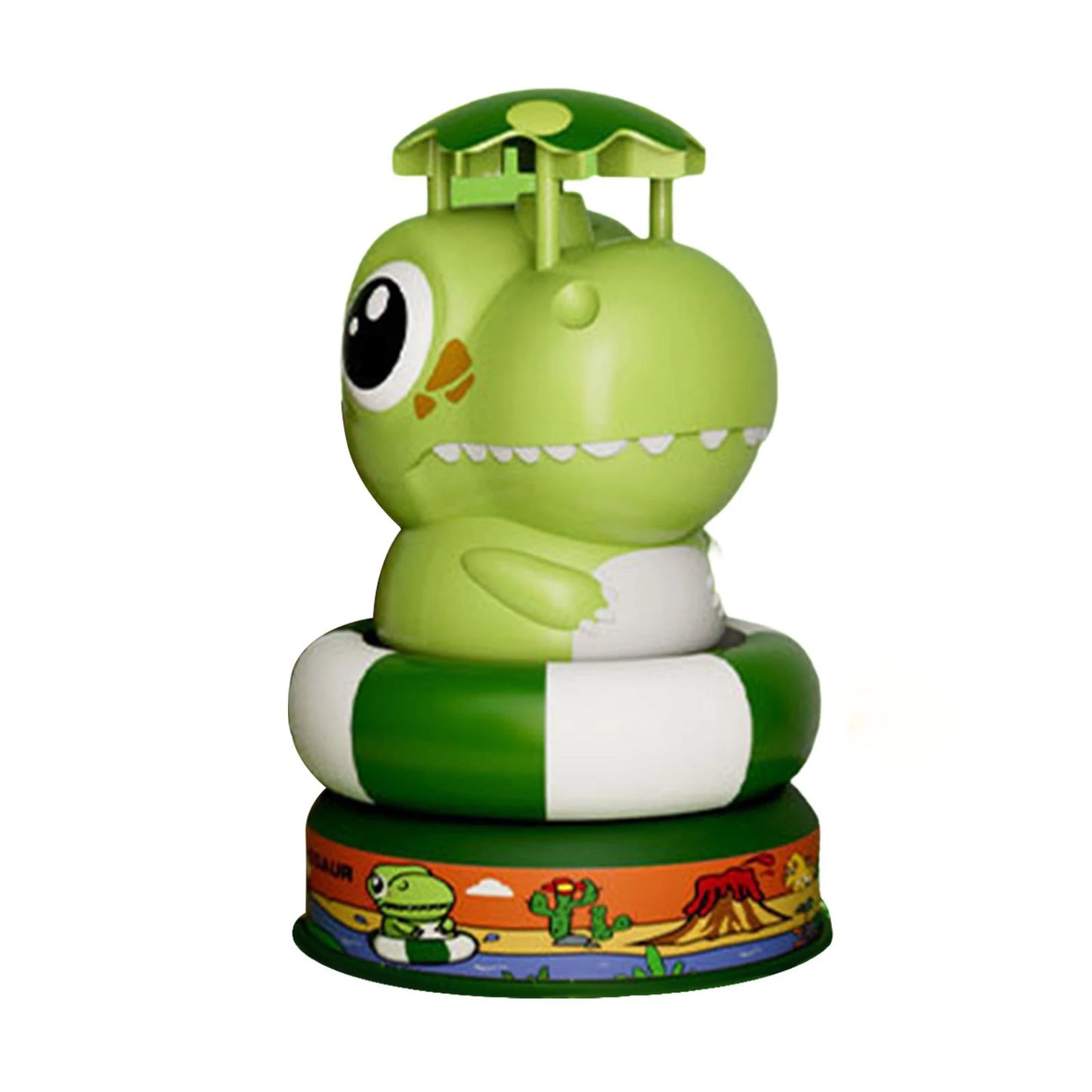 EZ outdoor Water Toy Baby Bath Toys Cartoon Frog Dinosaur Sprinkler Rotating Spray Garden Yard  Fun Games Toys for Kids boys girls