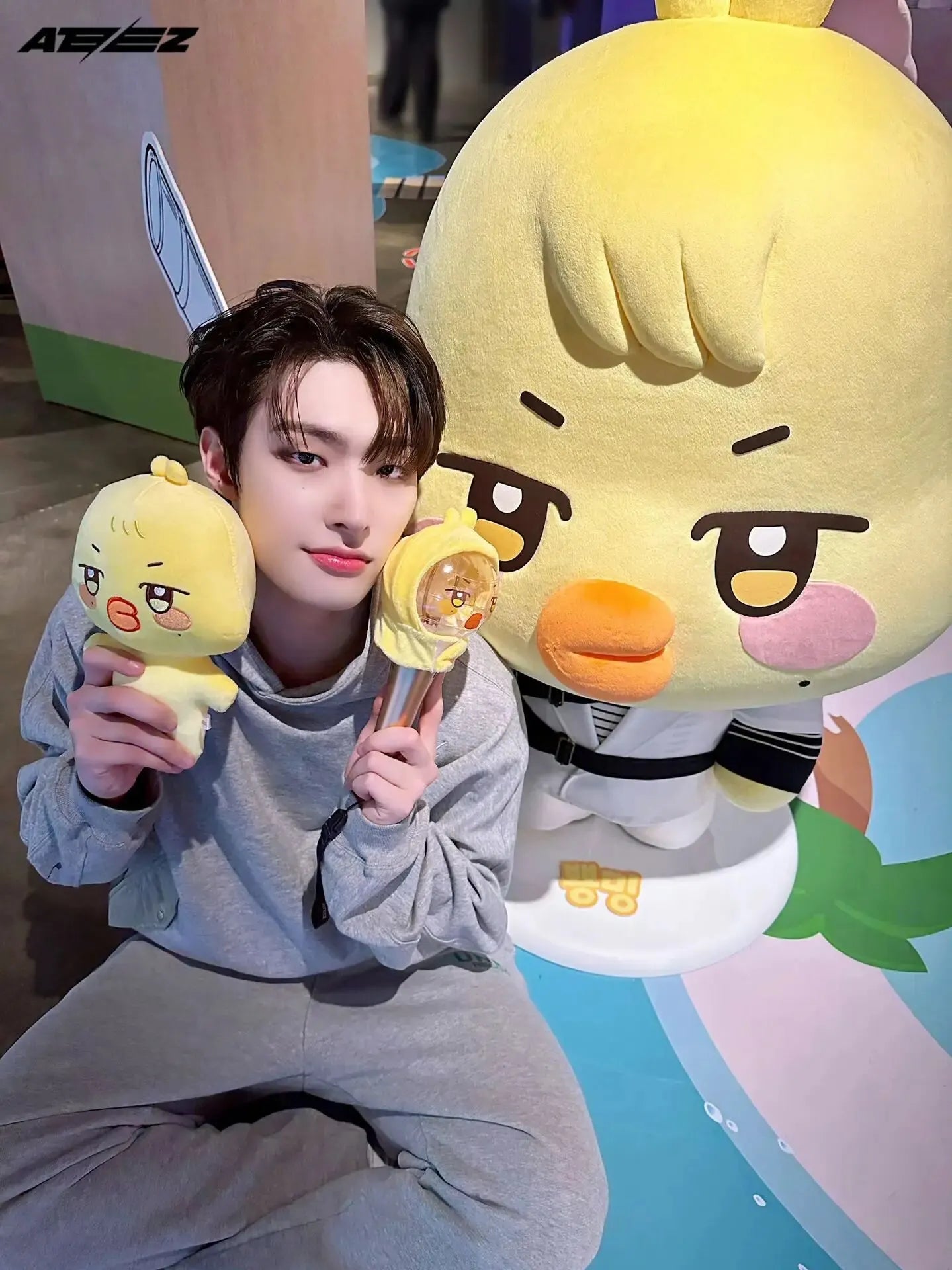 EZ Kpop Aniteez Kawaii Stuffed Animals Plushies Toy Room Decor Hongjoong Seonghwa Yunho Yeosang San Ming Wooyoung Jongho Plu