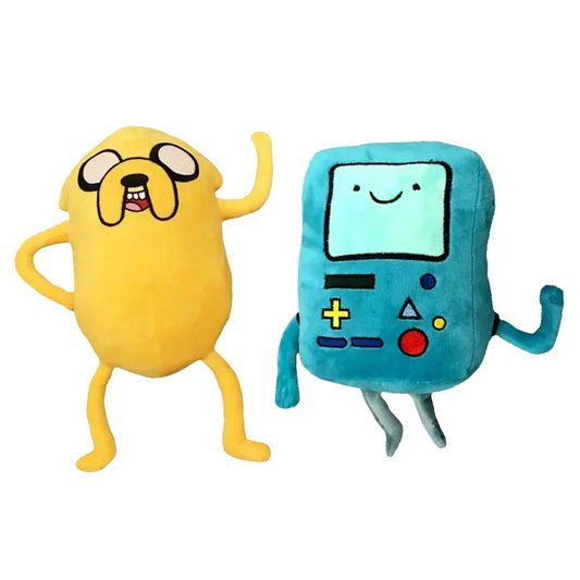 EZ New Anime Finn Jake BMO Soft Stuffed Animal Dolls Creative Adventure Time Plush Toys Cartoon Stuffed Dolls Kids Gifts