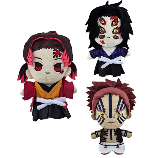 EZ Demon Slayer Plush Stuffed Toys Tsugikuni Yoriichi Tsugikuni Michikatsu Akaza Anime Cartoon Figure Doll Children's Birthday Gift