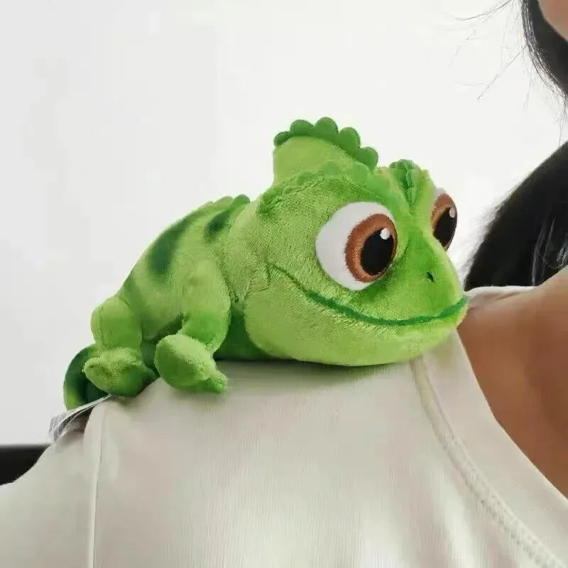 EZ Pascal Rapunzel Chameleon Plush Dolls 15cm Pascal Stuffed Animals Plush Doll Pascal Rapunzel Shoulder Plush Toys Kids Gifts