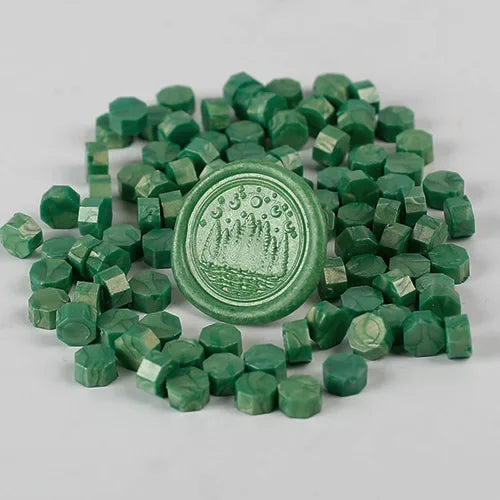 EZ 100Pc Retro Sealing Wax Seal Stamp Wax Beads Scrapbook Material Wedding Birthday Party Invitation stamp DIY stamp decoration
