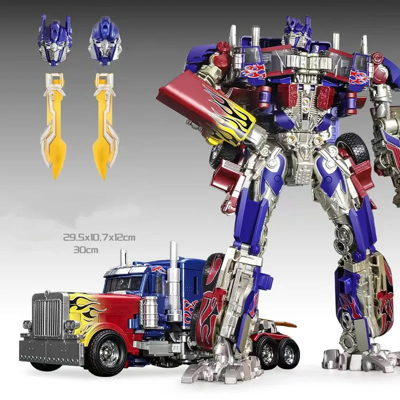 EZ 30cm Transformation Megatron Optimus Prime Bumblebee Deformation Movie G1 Anime Figure Action Figure Alloy Robot Mode Toys Gifts