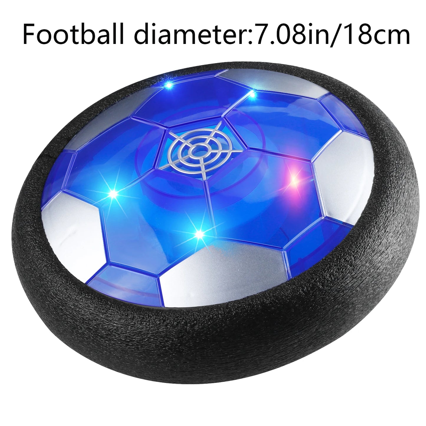 EZ Hover Soccer Ball with LED Lights, Interactive Indoor Sports Toy for Kids, Creative Parent-Child Game, Halloween/Christmas
