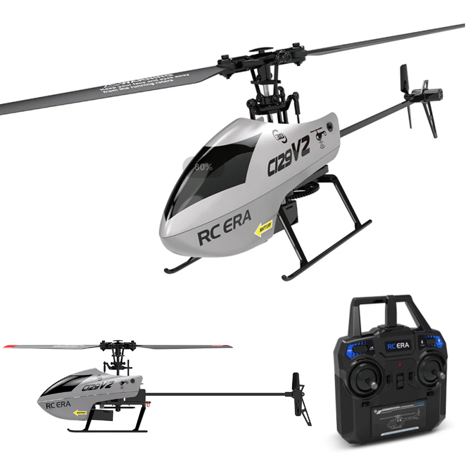 EZ RC ERA C129V2 RTF RC Helicopter 2.4GHz 6-axis Gyroscope One Click 3D Flip Remote Control Aircraft Hobby Toys