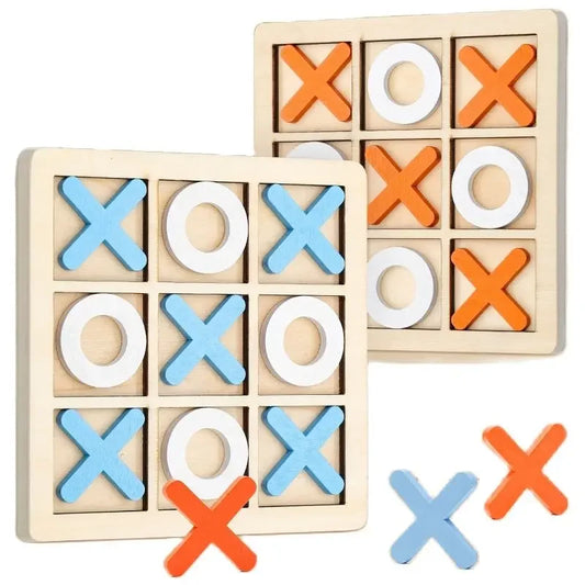 EZ Montessori Play Game Wooden Toy Mini Chess Interaction Puzzle Training Brain Learing Early Educational Toys For Children Kids
