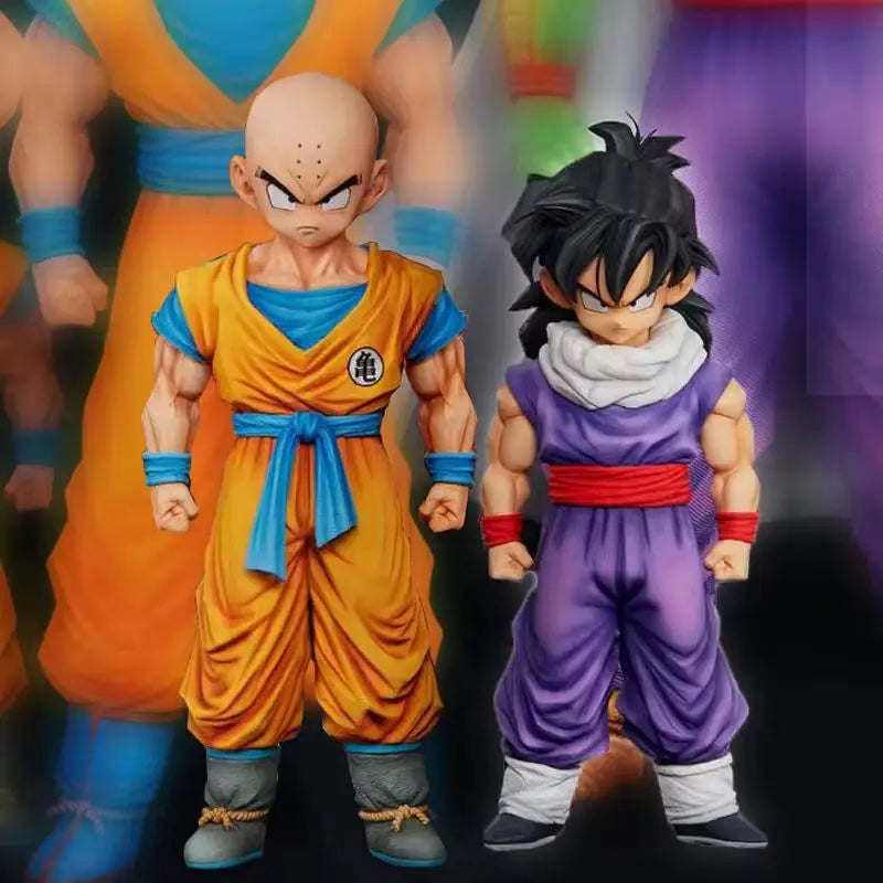 EZ 28cm Anime Dragon Ball Kids Krillin Son Gohan Trunks PVC Action Figures Model Collection Desktop Decoration Toys Kids Gifts