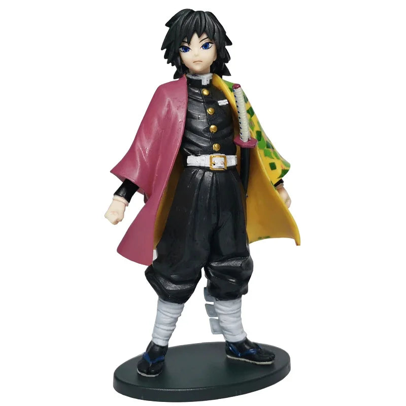 EZ Anime Figure Demon Slayer Figures Kimetsu No Yaiba Doll Tanjiro Nezuko Zenitsu Figurine Inosuke Warrior Action Figure Model Toys