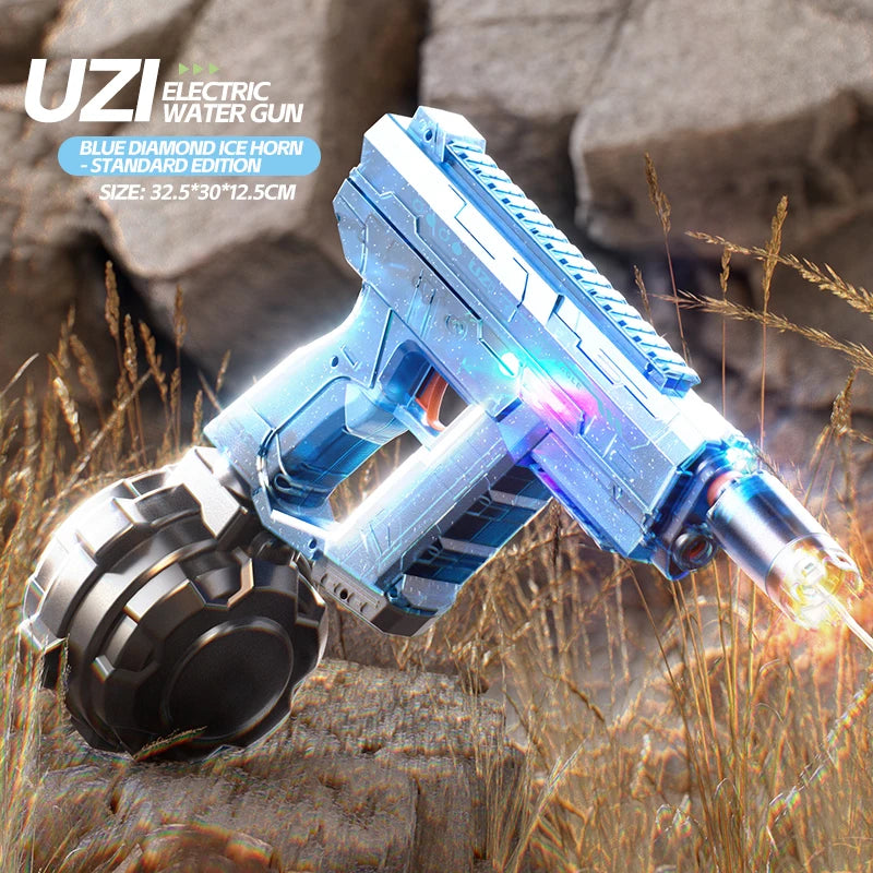 EZ UZI Water Gun Toy Swimming Pool Play Water Adult Shots Games Toy Outdoor Games High Pressure Water Gun Summer Toys for Kid