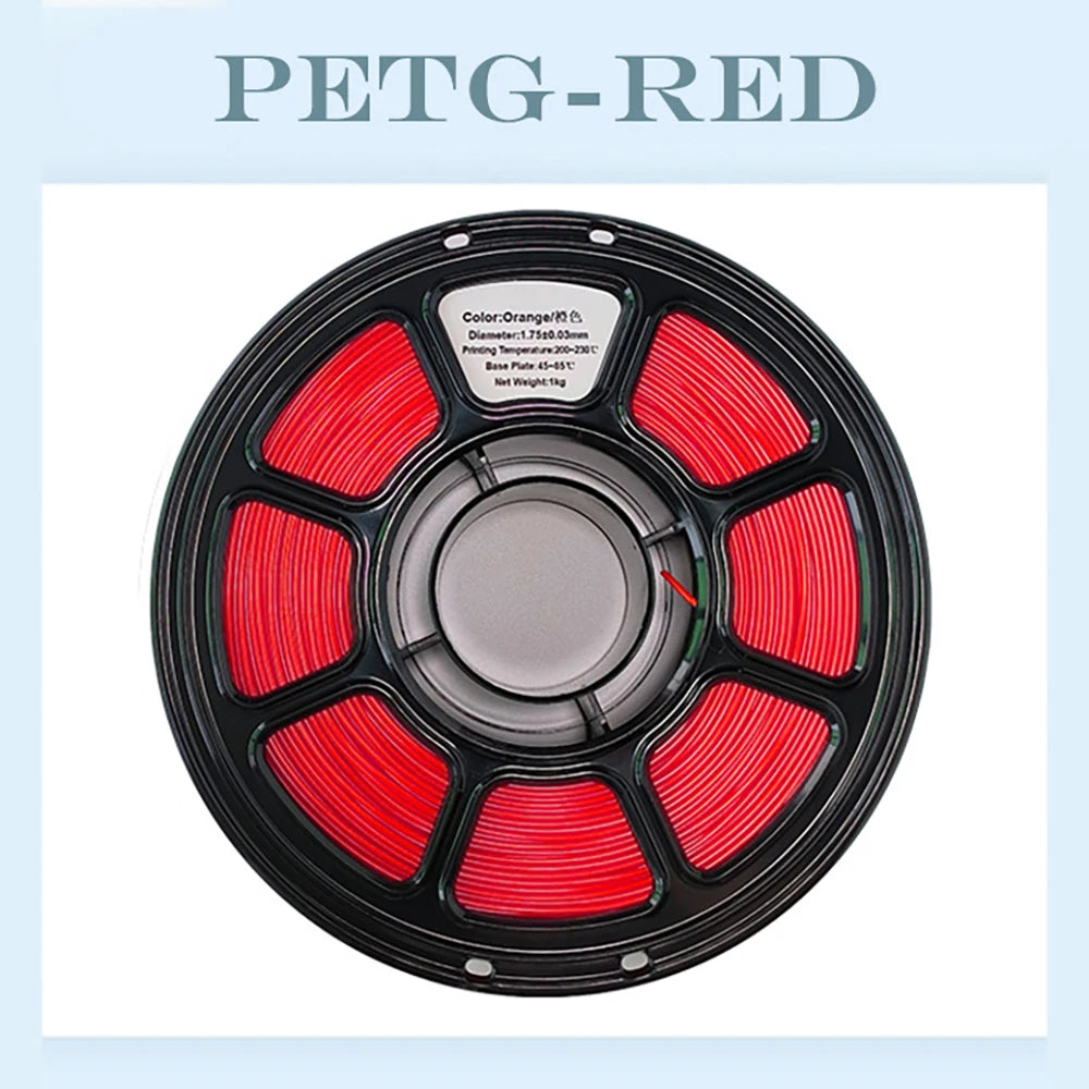 EZ Tideboom PETG Filament 3D Printing Materials 3D Printer Petg Filament 1KG Eco-Friendly Good Toughness Mix Color Petg 필라멘트