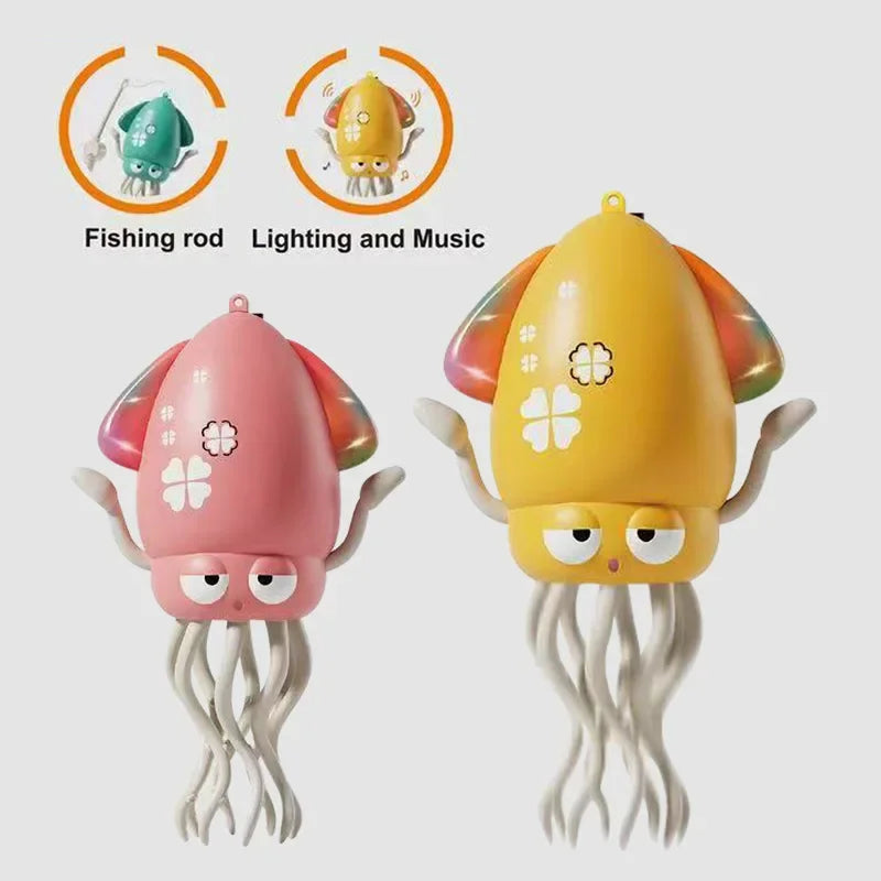 EZ Dancing Octopus Kid Electronic Pet Toys Cartoon Interactive Development Moving Education Toddler Toy Gift Creative birthday gift