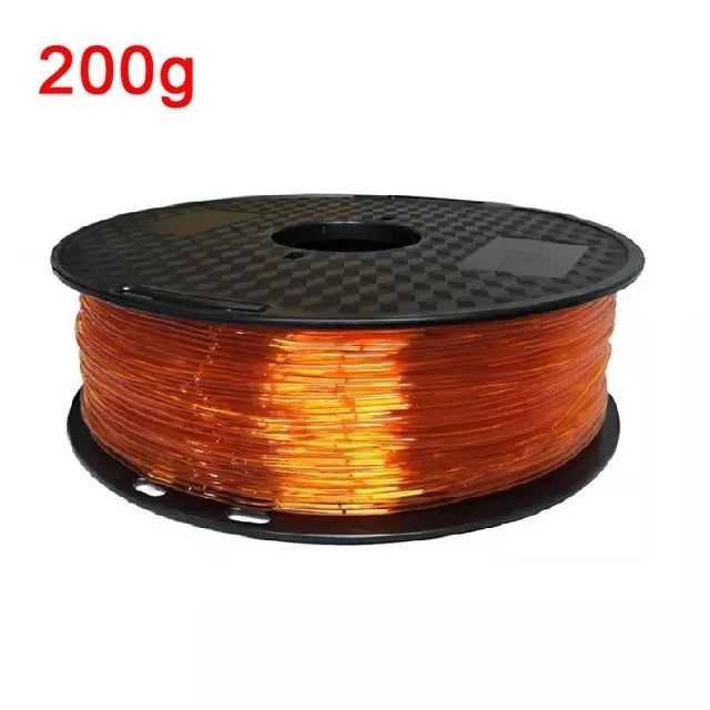 EZ Flexible Filament TPU 1.75mm 200g Translucent Filament Soft 95A TPU FDM 3D Printer Material Glow In The Dark Filament Rainbow