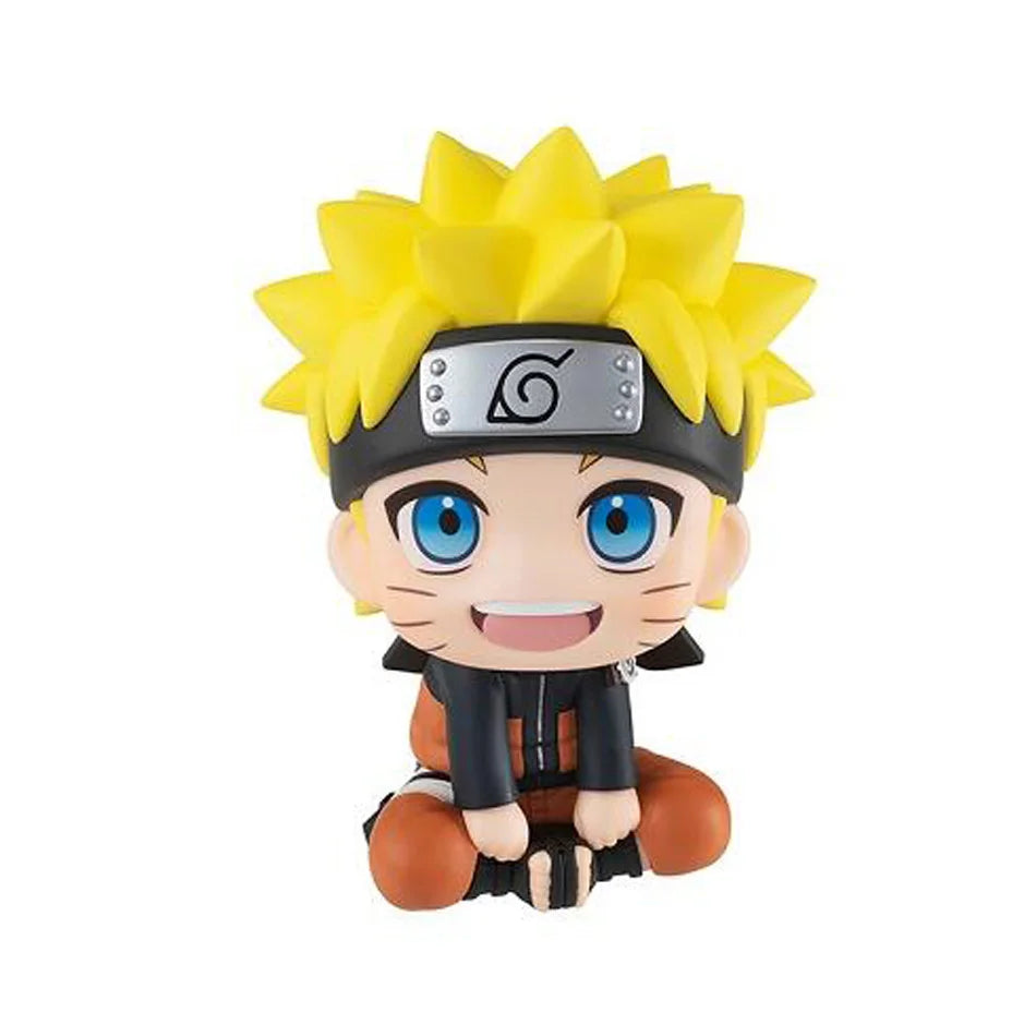 EZ 9cm Naruto Anime Figure Naruto Kakashi Action Figure Q Version Kawaii Sasuke Itachi Figurine Car Decoration Collection Model Toy