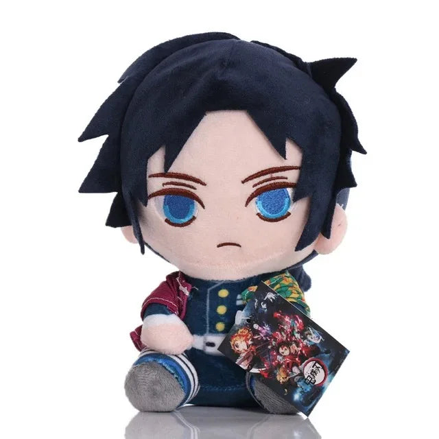 EZ Demon Slayer Plush Stuffed Toys Tsugikuni Yoriichi Tsugikuni Michikatsu Akaza Anime Cartoon Figure Doll Children's Birthday Gift