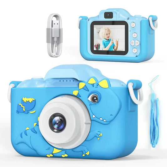 EZ Digital Kids Cameras Toys Mini Children Camera 1080P HD 8x Zoom Dual Camera Boys Girls Birthday Gifts Outdoor Photography Toy