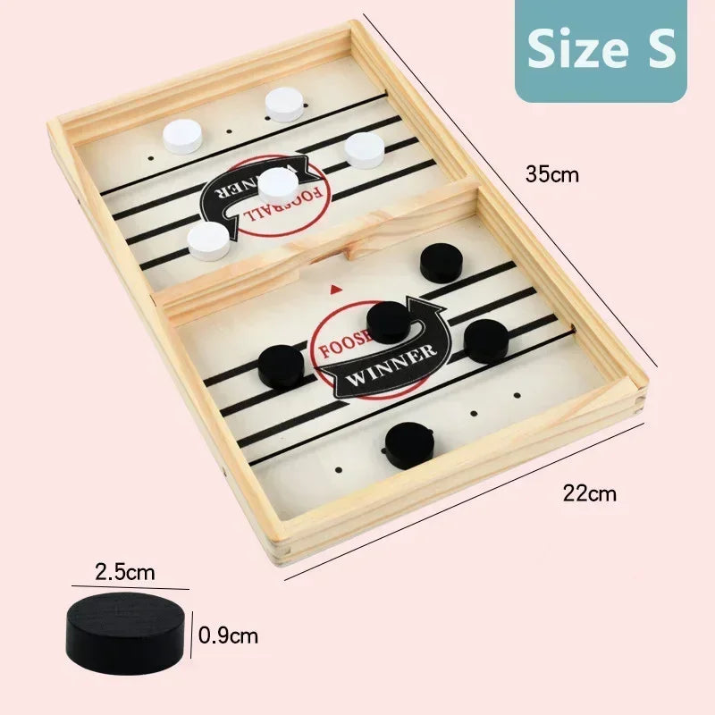 EZ Foosball Winner Games Table Hockey Game Catapult Chess Parent-child Interactive Toy Fast Sling Puck Board Game Toys For Children