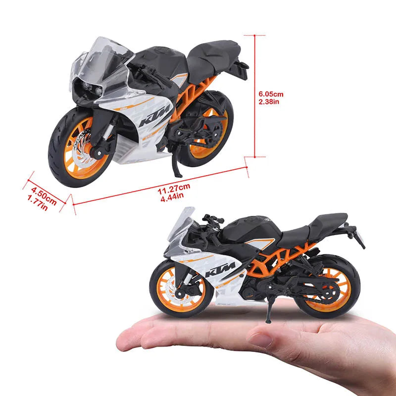 EZ Maisto 1:18 kakawasaki NINJA H2R KTM RC 390 YZF-R1 Naked V4 S  YAMAHA MT-07 2018 motorcycle motorcycle Model collection gift toy