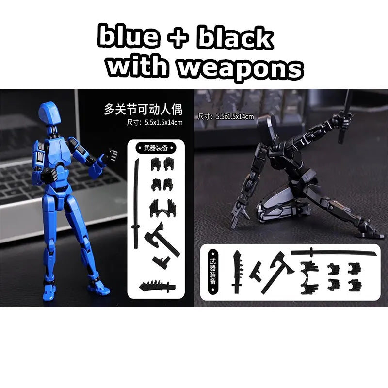 Lucky Puppets 13 Doll,Multiple Styling Combinations Robot Model