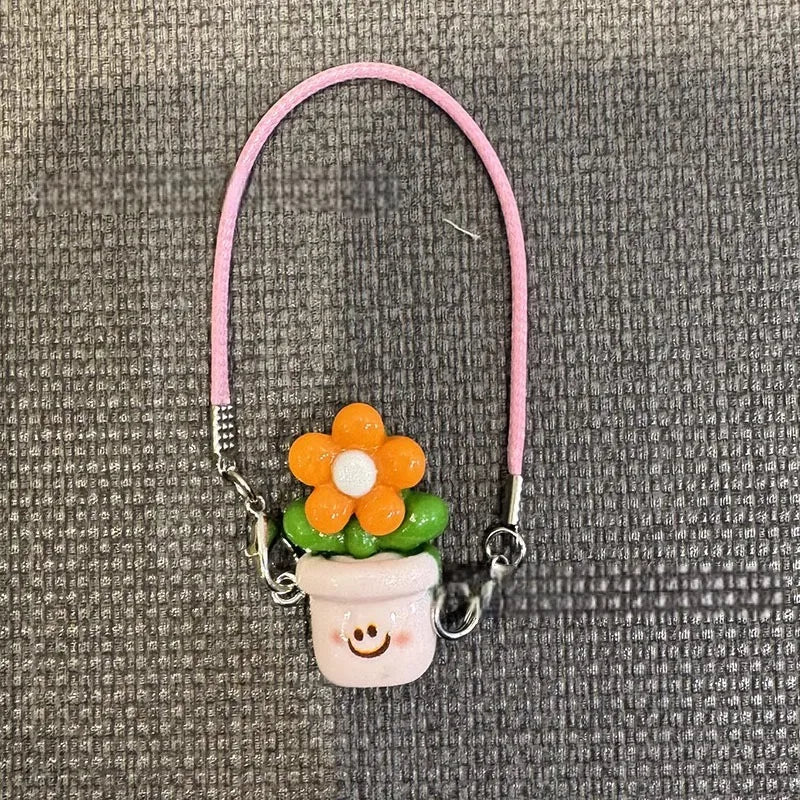 EZ For Labubu Doll Accessories Miniature plant crossbody bag Labubu Match Clothes Accessories