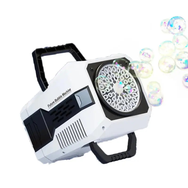 EZ 60 Holes Bubble Gun LED Light Electric Full Automatic Soap Bubble Machine Toys for Kids Outdoor Wedding Party Children's Gifts