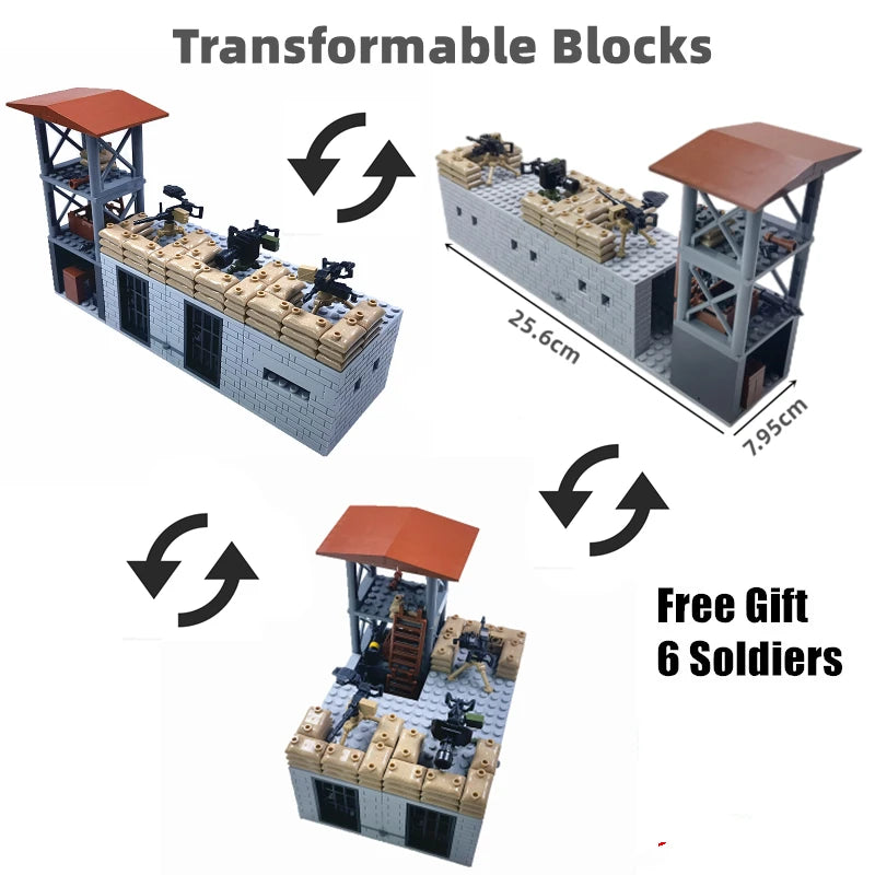 EZ MOC WW2 German Military Weapons Building Blocks Toys for Boys Compatible Transform Army Soldiers Bricks Kids Xmas Birthday Gift