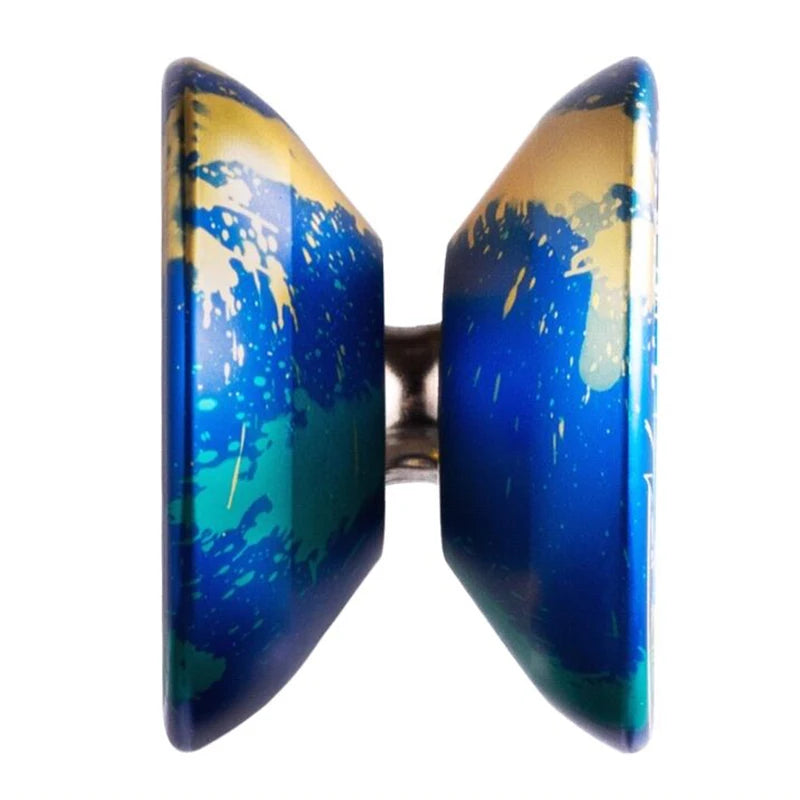 EZ Professional Magic Yoyo T5 Overlord Aluminum Alloy Metal Yoyo 8 Ball KK Bearing with String for Kids Outside Sports Toy