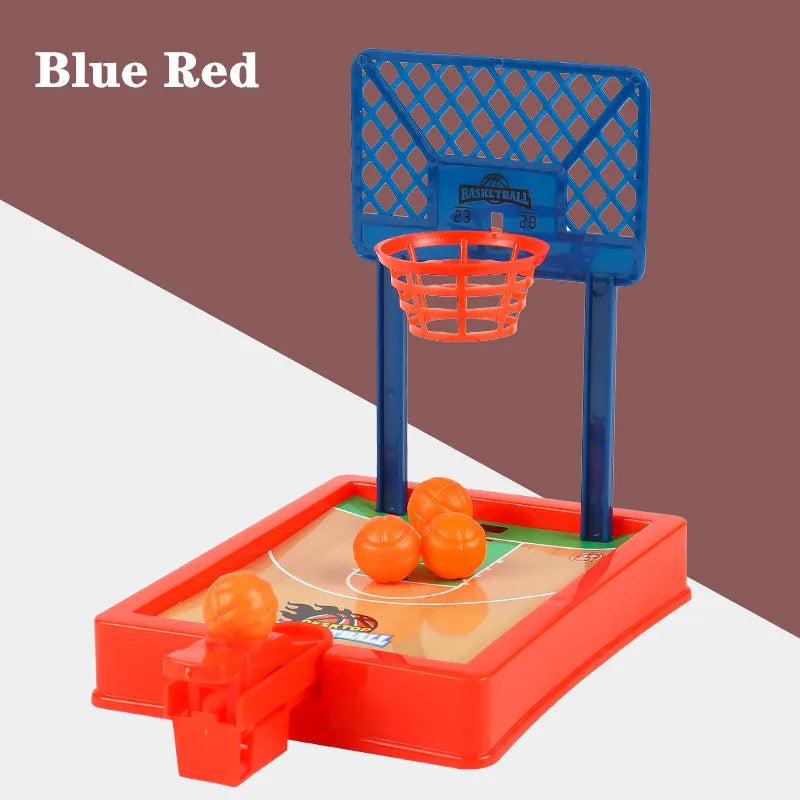 EZ Mini Desktop Board Game Basketball Hoop Finger Shooting Machine Party Table Interactive Sport 2 Players Games Ball Toys For Kids