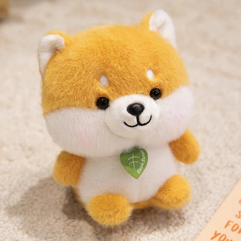 EZ Cute Sitting Animals Red Panda Fox Sloth Cat Soft Plush Dolls Stuffed Capybara Pig Plushie Baby Toys Gifts For Children