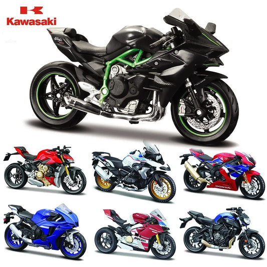 EZ Maisto 1:18 kakawasaki NINJA H2R KTM RC 390 YZF-R1 Naked V4 S  YAMAHA MT-07 2018 motorcycle motorcycle Model collection gift toy