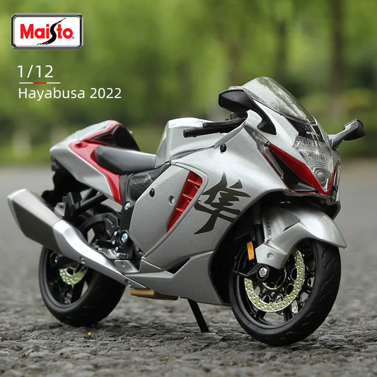 EZ Maisto 1:12 Suzuki Hayabusa 2022 Sportster Motorcycle Model Static Die Cast Vehicles Collectible Moto Toys Gift Collection