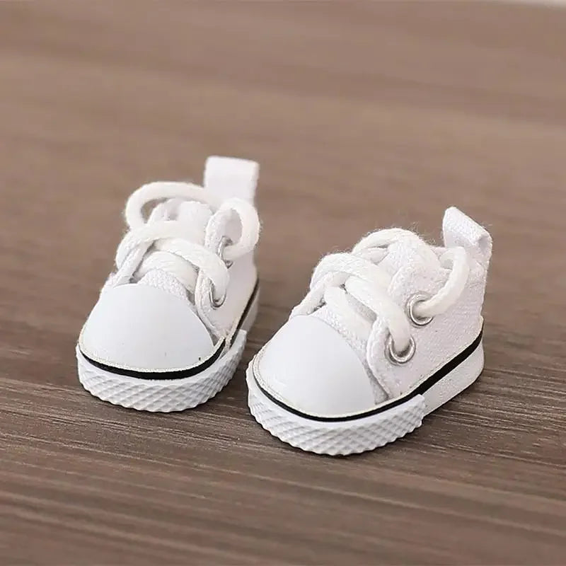 EZ (Only shoes)For LABUBU 17cm Cotton Dolls Shoes Toys Casual Sports Shoes Dolls Accessories for labubu outfits