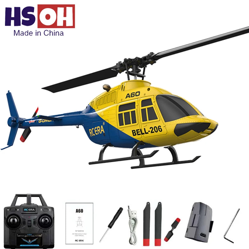 EZ A60 Rc Plane Helicopte 2.4G 1:42 4WD RC Helicopter Model Helicopter 6 Axis Gyro One Key Takeoff/Landing RC Helicopter Toy
