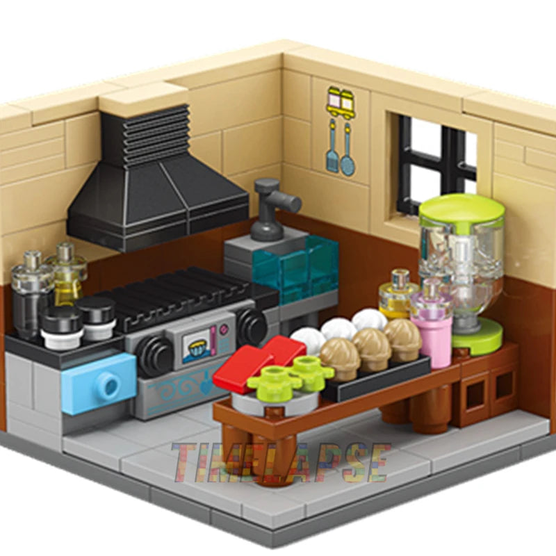 EZ NEW Dreams House Racer Car Doctor Painter Musician Scientist Pastry Chef Cameraman Astronaut Building Blocks Kit Brick Model Toy