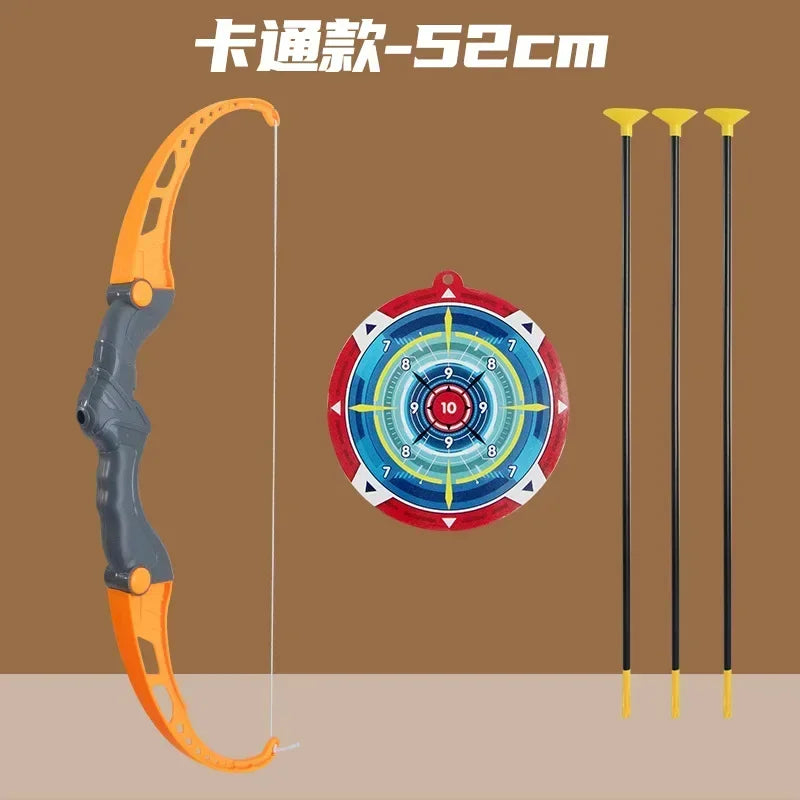 EZ Kids Bow and Arrow Set Outdoor  Archery Toys Set for Kids Ages 4-8 8-12 with Suction Cup Arrows For Kids Adult Stress Relief