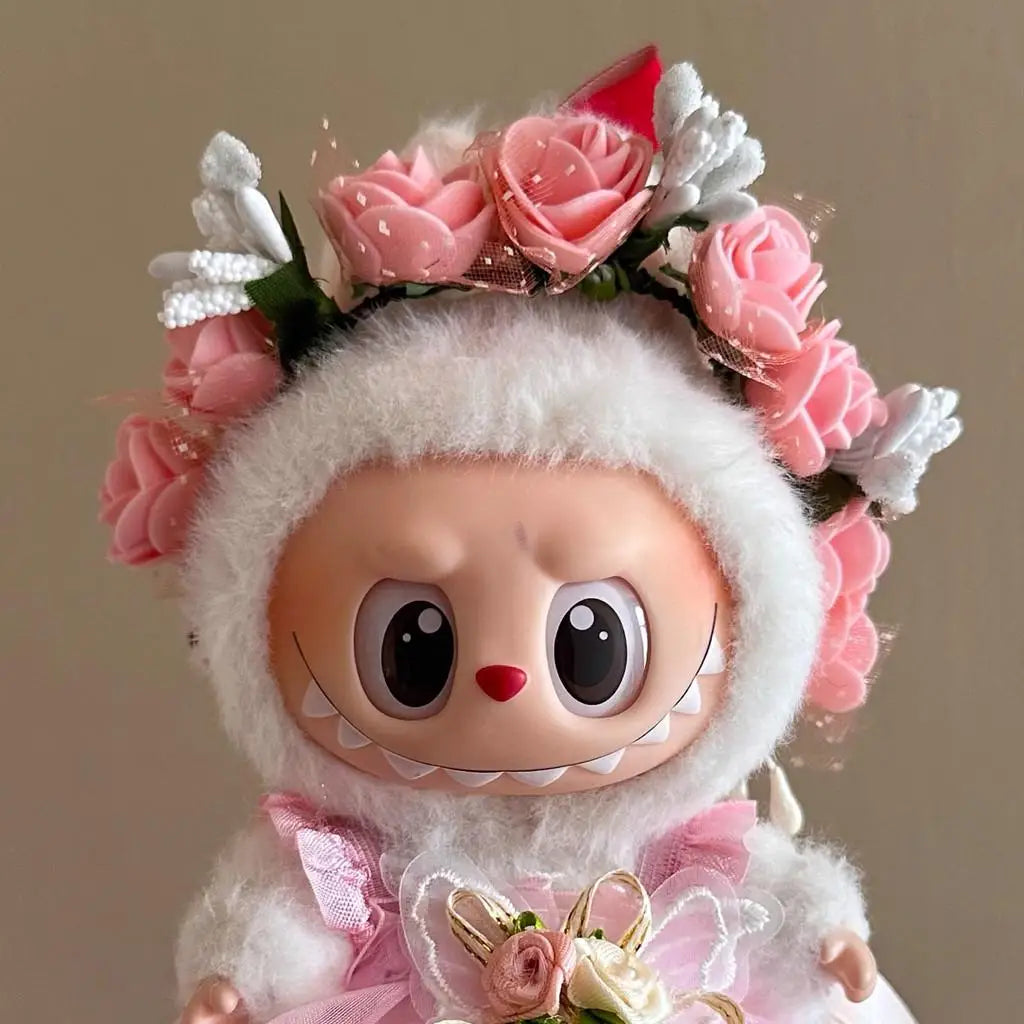 EZ Mini Doll'S Clothes Outfit Accessories For 15-17cm Ropa Labubu and 10cm cotton doll Princess style strap skirt Clothing