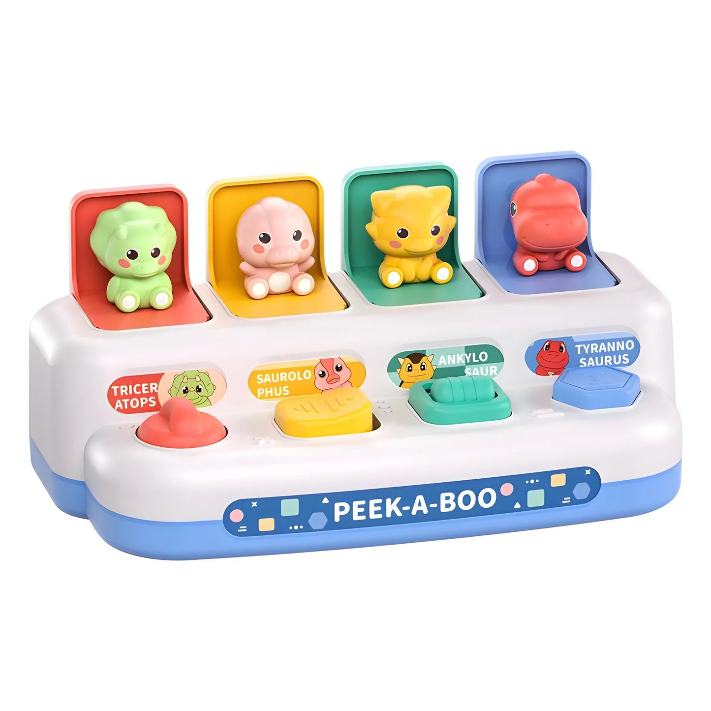 EZ Montessori Baby Pop Up Animals Toy Interactive Sensory Toys for Toddlers Developmental Educational Toy for Boys Girls 6-12 Month