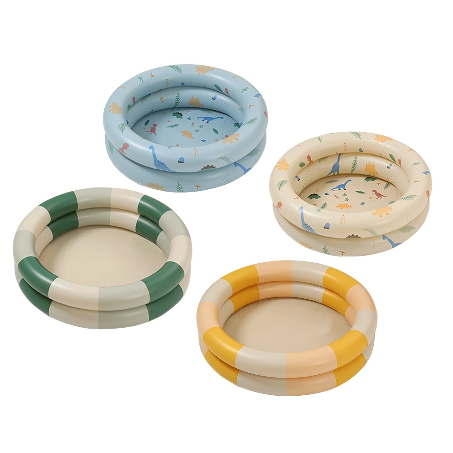 EZ Inflatable Pool Baby Retro Blow Up Swimming Pool Family Cute Style Thickened Water Pool