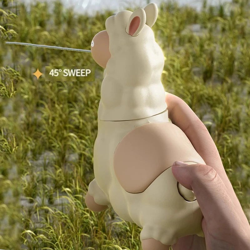 EZ Alpaca Water Gun Children's Toy Handheld Continuous Water Spraying Sprinkler Outdoors Boys Girls Pool Garden Fights Game Gift