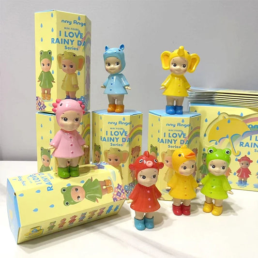 EZ Sunny Angel I Love Rainy Day Series Blind Box Kawaii Vinyl  Mystery Toys Mini Figure Desktop Decor Girls Kids Birthday Gift