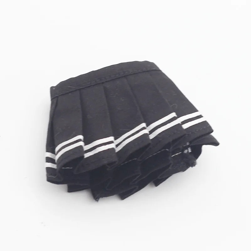 EZ Labubu Doll Clothes Set for V1/V2 Dolls Macaron JK Pleated Skirt with Camera and Shoes